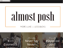 Tablet Screenshot of almostposh.com